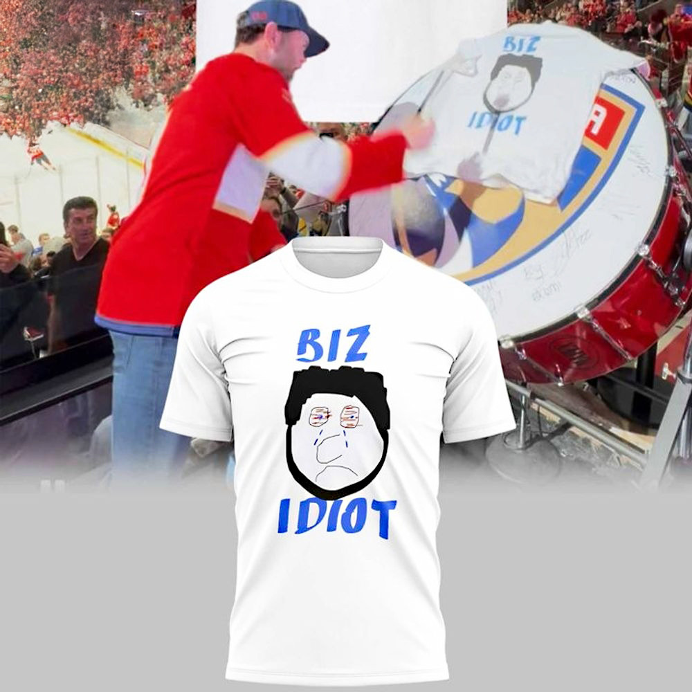 Biz Idiot T-Shirt Best Gift For Big Fan Lover