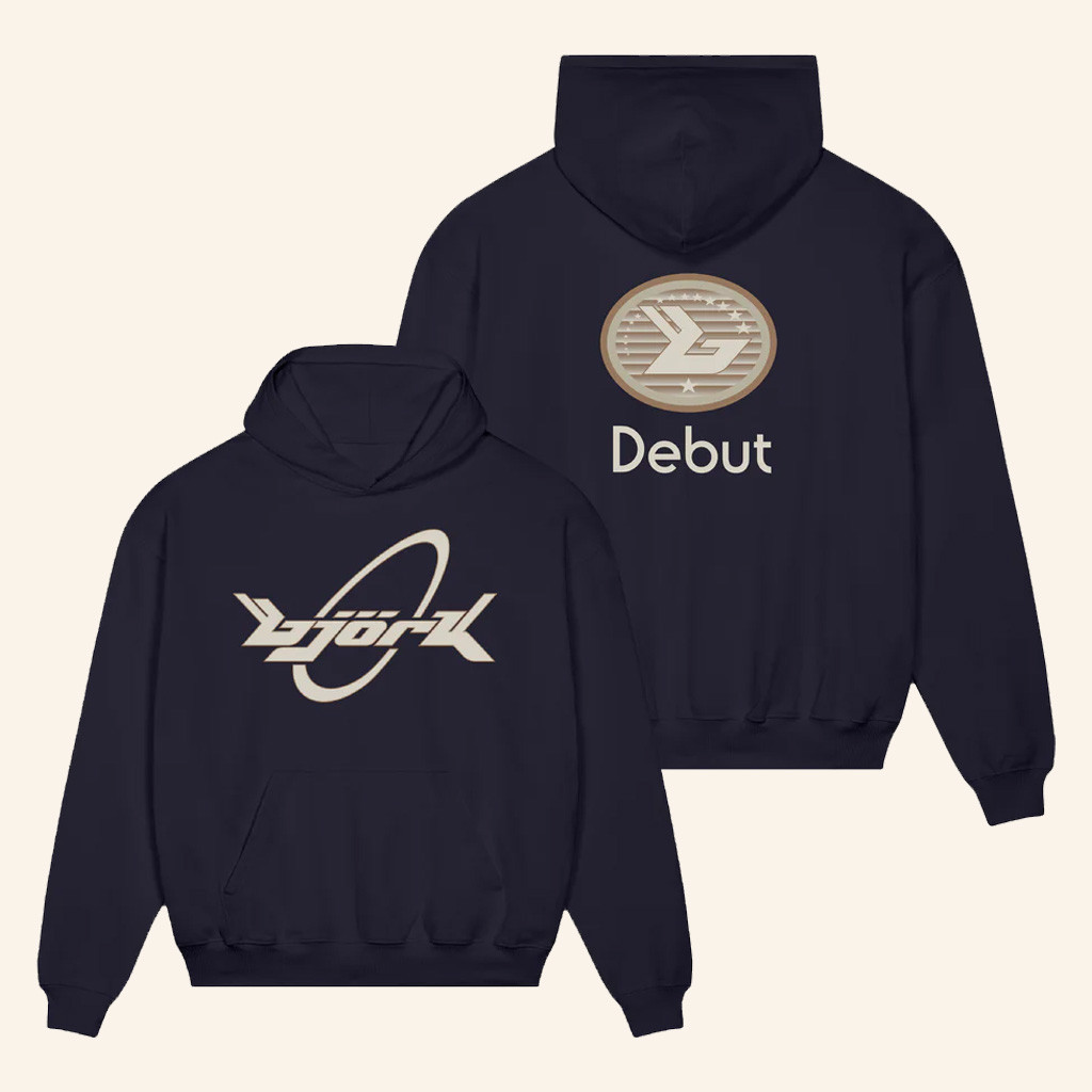 Bjork Merch Debut Logo Hoodie Unique Gifts For Music Lovers Bjork Merch Debut Logo Hoodie Unique Gifts For Music Lovers