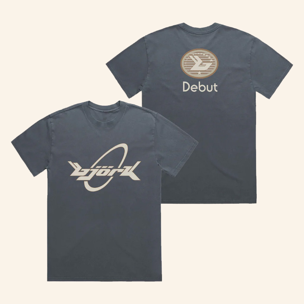 Bjork Merch Debut Logo T-Shirt Presents For Music Lovers