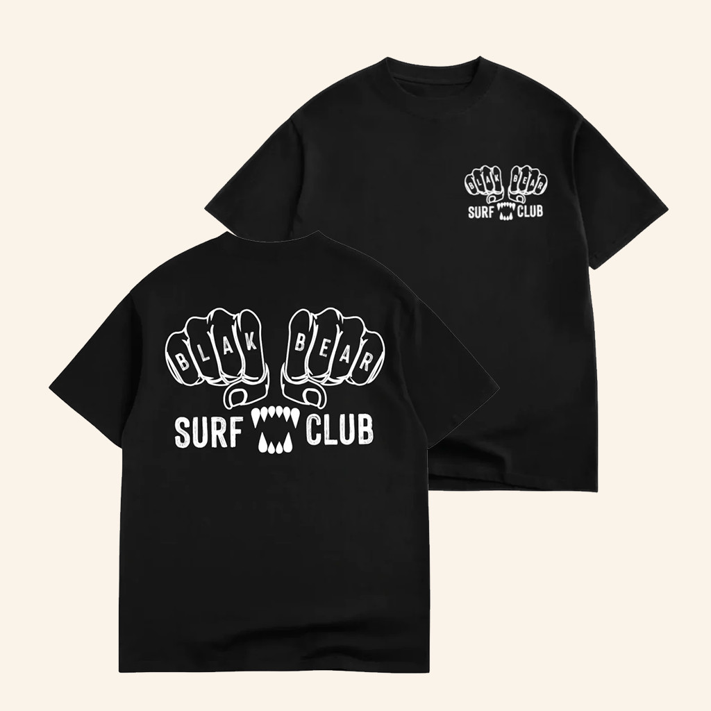 Black Bear Surf Club Merch The Hard Knocks T-Shirt Great Gifts For Surfers
