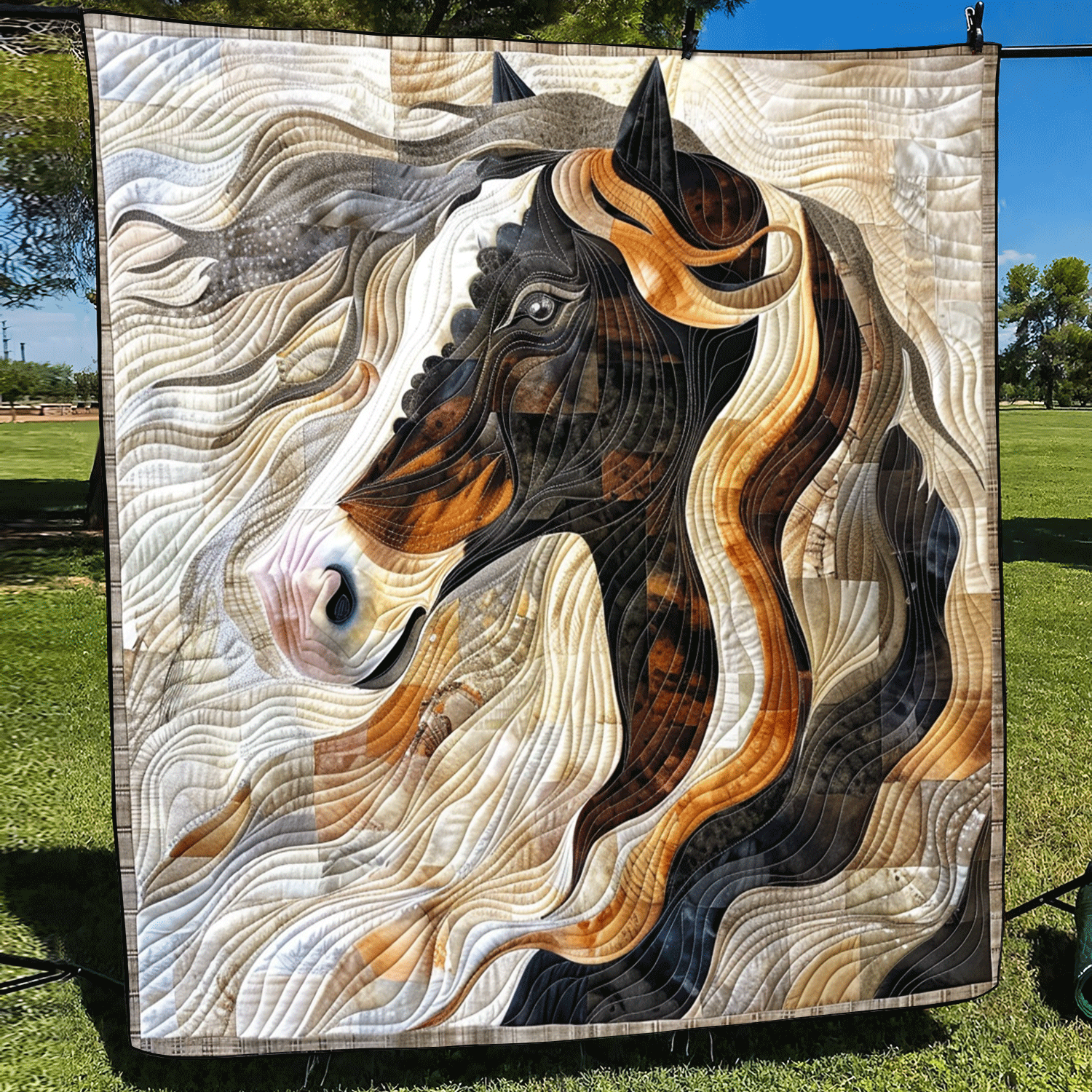 Black Beauty Horse Quilted Blanket Horse Christmas Presents