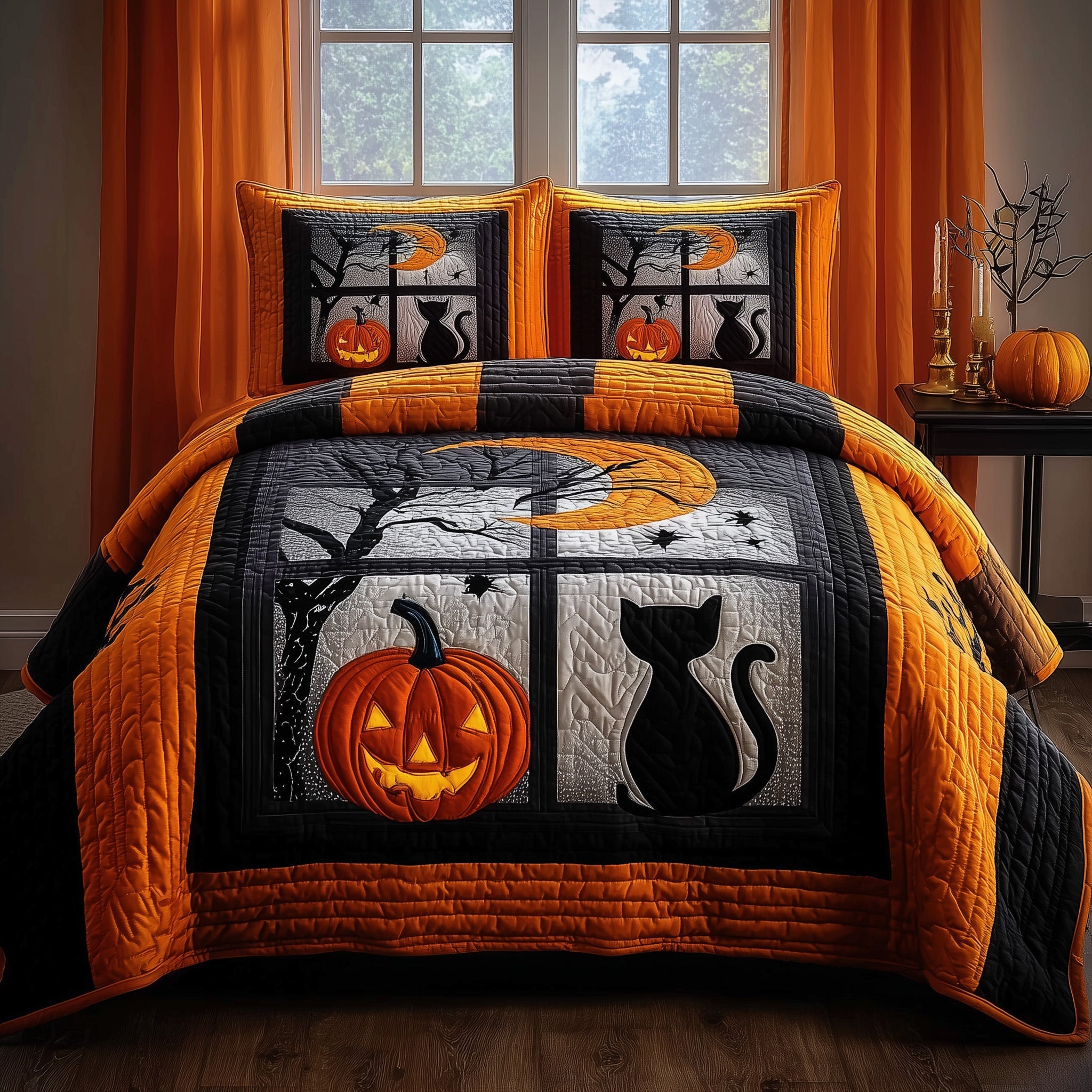 Black Cat Duvet Cover Set Merch For Her
