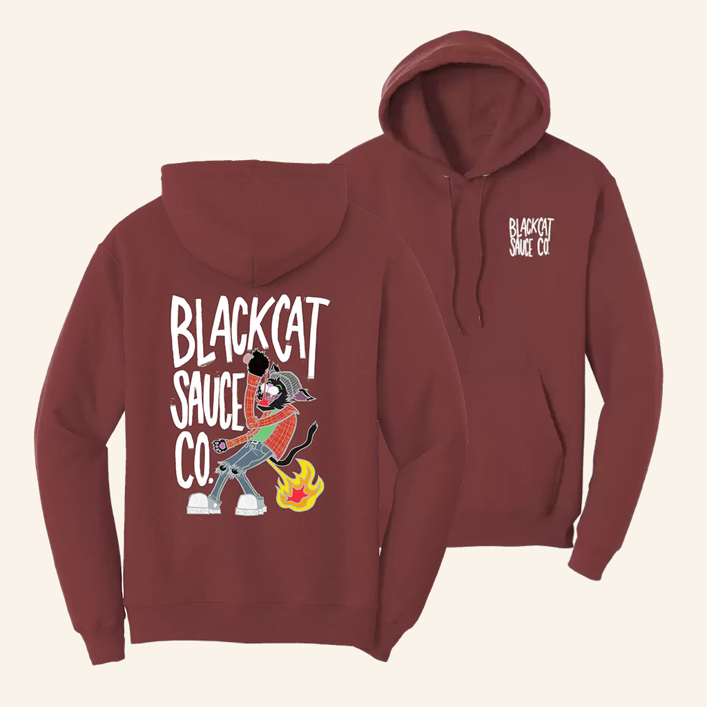 Black Cat Sauce Merch Black Cat Hoodie Unique Gifts Ideas For Sisters