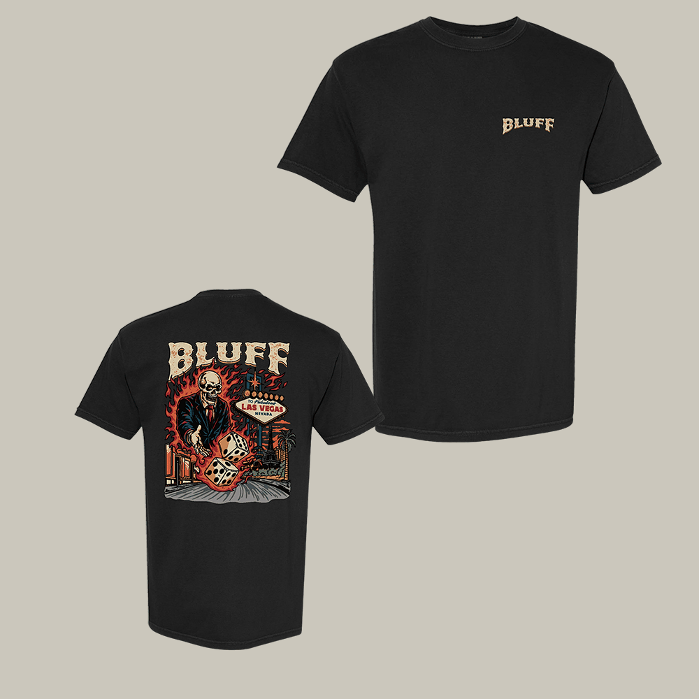 Black Dice Throw Las Vegas T-Shirt Skeleton Playing Dice Game Poker Clothes Cool Gift For Him