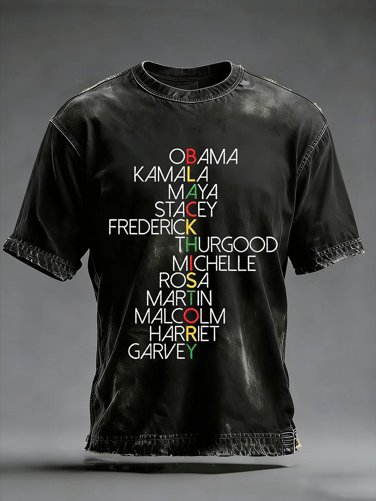 Black History T-Shirt Black History Names List 1866 2026 Clothing Gift For Father