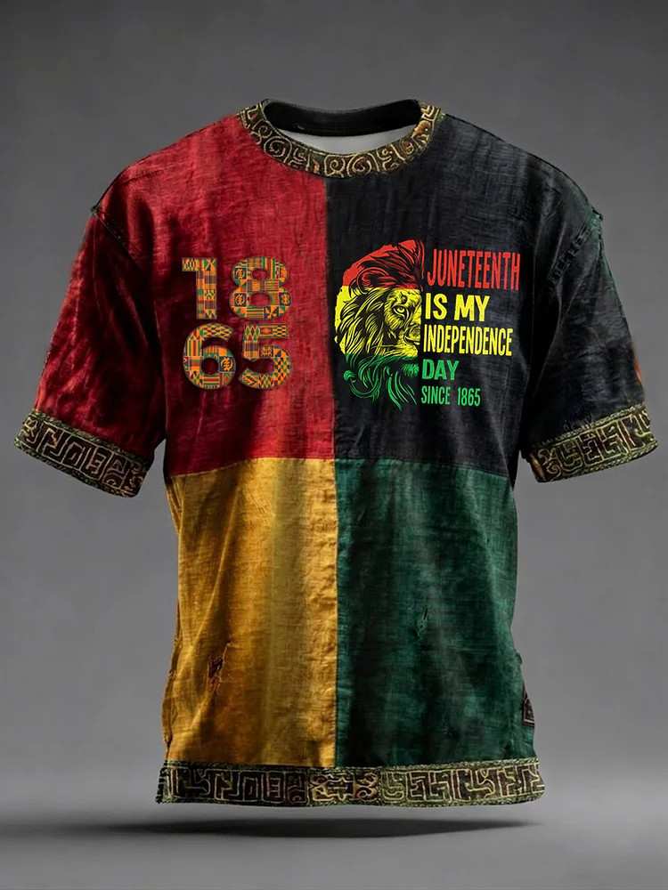 Black History T-Shirt Juneteenth Is My Independence Day SInce 1865 Clothing Gift For Him