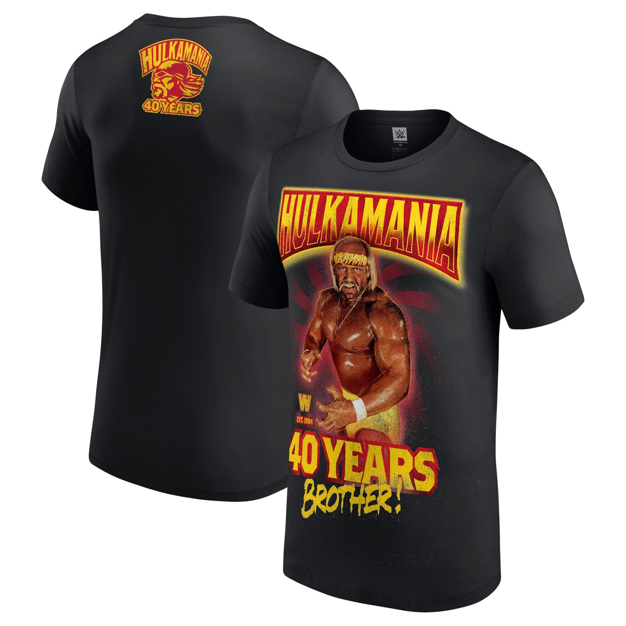 Black Hulk Hogan 40 Years Brother Tshirt Hulk Hogan Merch