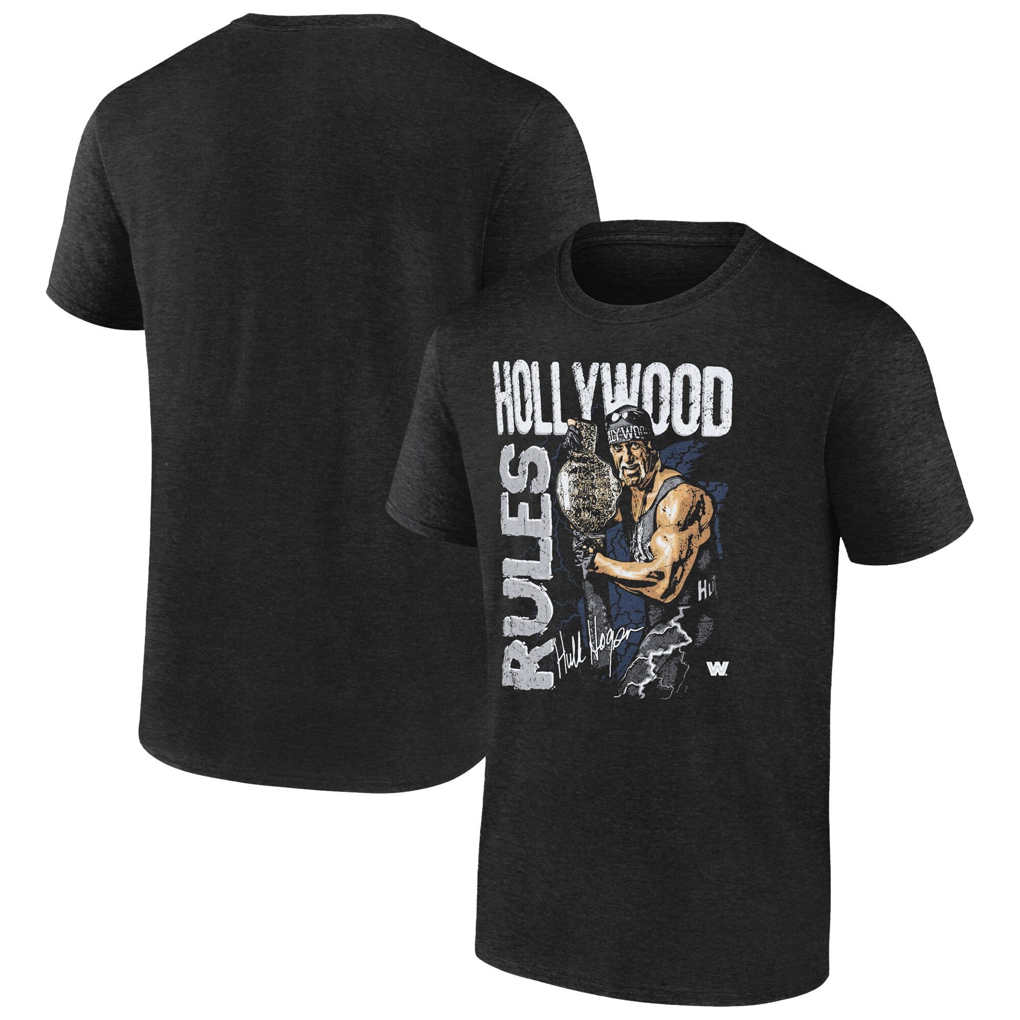 Black Hulk Hogan Hollywood Rules Triblend Tshirt Hulk Hogan Merch Black Hulk Hogan Hollywood Rules Triblend Tshirt Hulk Hogan Merch