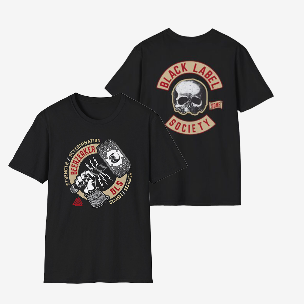 Black Label Society Beerzerker BLS T-Shirt Zakk Wylde Clothes Unique Gifts For Music Lovers