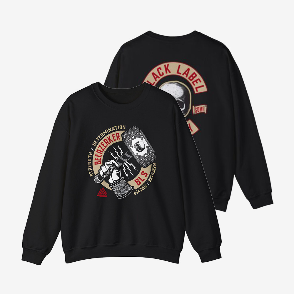 Black Label Society Beerzerker Sweatshirt Zakk Wylde Merch Gift For Music Lovers