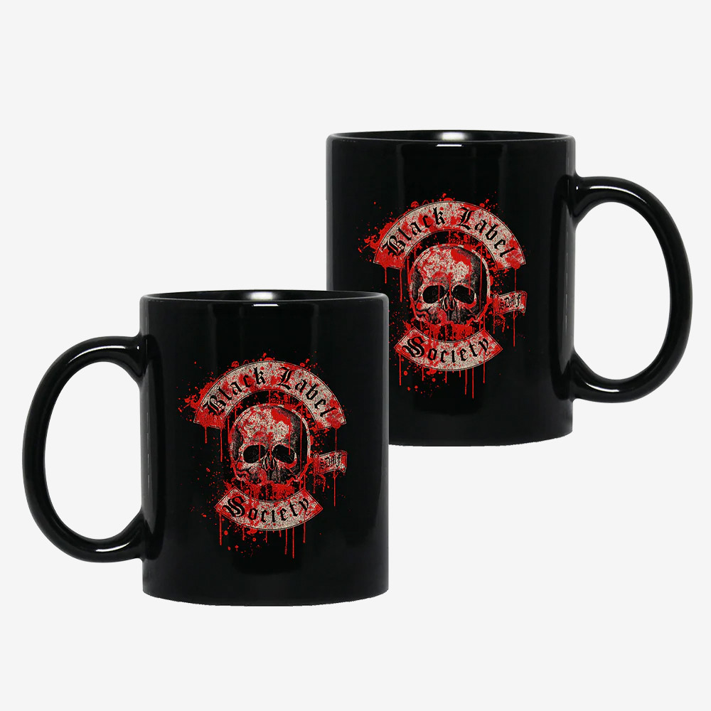Black Label Society Bloody Colors 12oz Mug Black Label Society Cup Gift Ideas For Fans