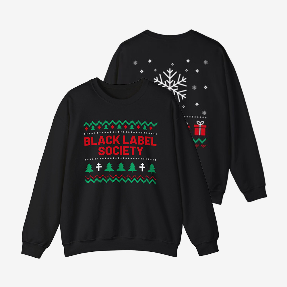 Black Label Society Christmas Sweatshirt Zakk Wylde Apparel Xmas Gifts For Her