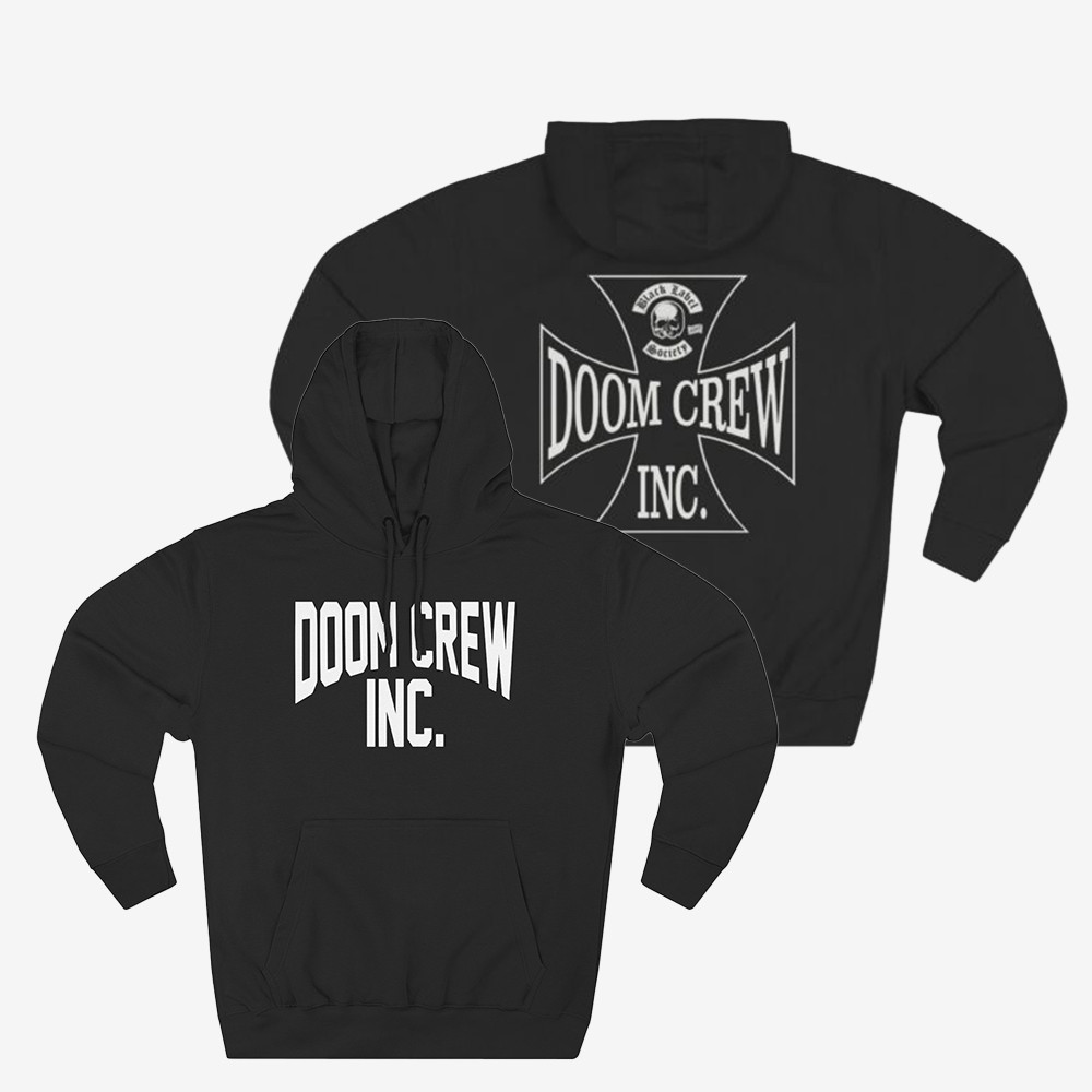 Black Label Society Doom Crew Inc. Hoodie Black Label Society Apparel Present For Fans