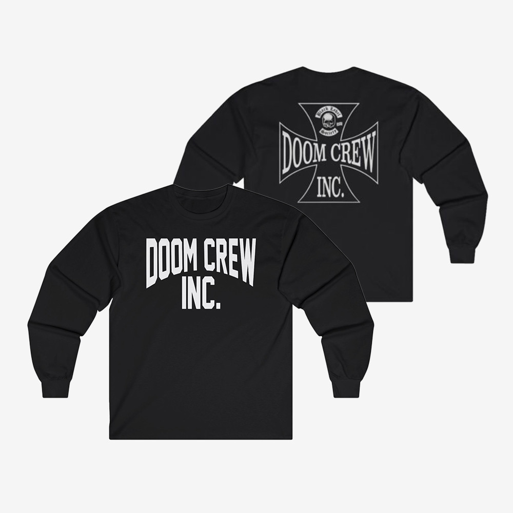 Black Label Society Doom Crew Inc. Long Sleeve Shirt Zakk Wylde Merch Gift For Him