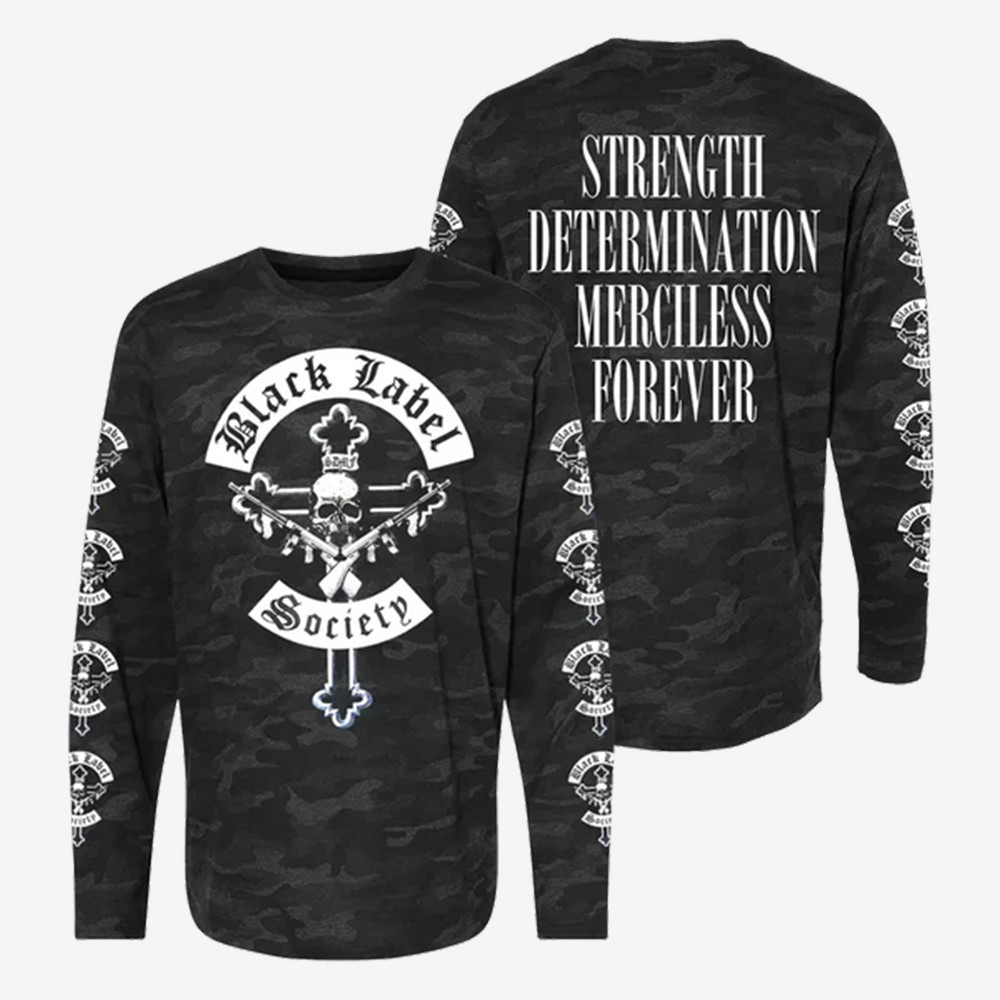 Black Label Society Long Sleeve Shirt Zakk Wylde Apparel Music Themed Gifts