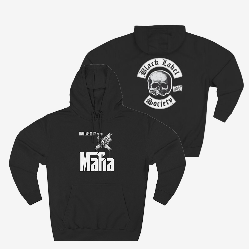 Black Label Society Mafia Album Art Hoodie Black Label Society Hoodie Zakk Wylde Fan Gift