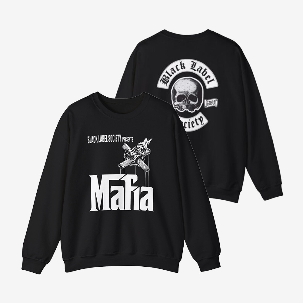 Black Label Society Mafia Album Art Sweatshirt Trendy Clothing Zakk Wylde Merchandise