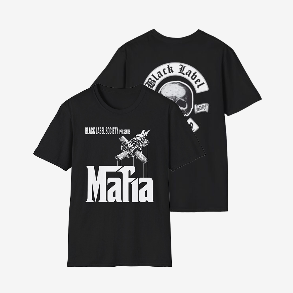 Black Label Society Mafia Album Art T-Shirt Zakk Wylde Clothes Music Lover Gifts