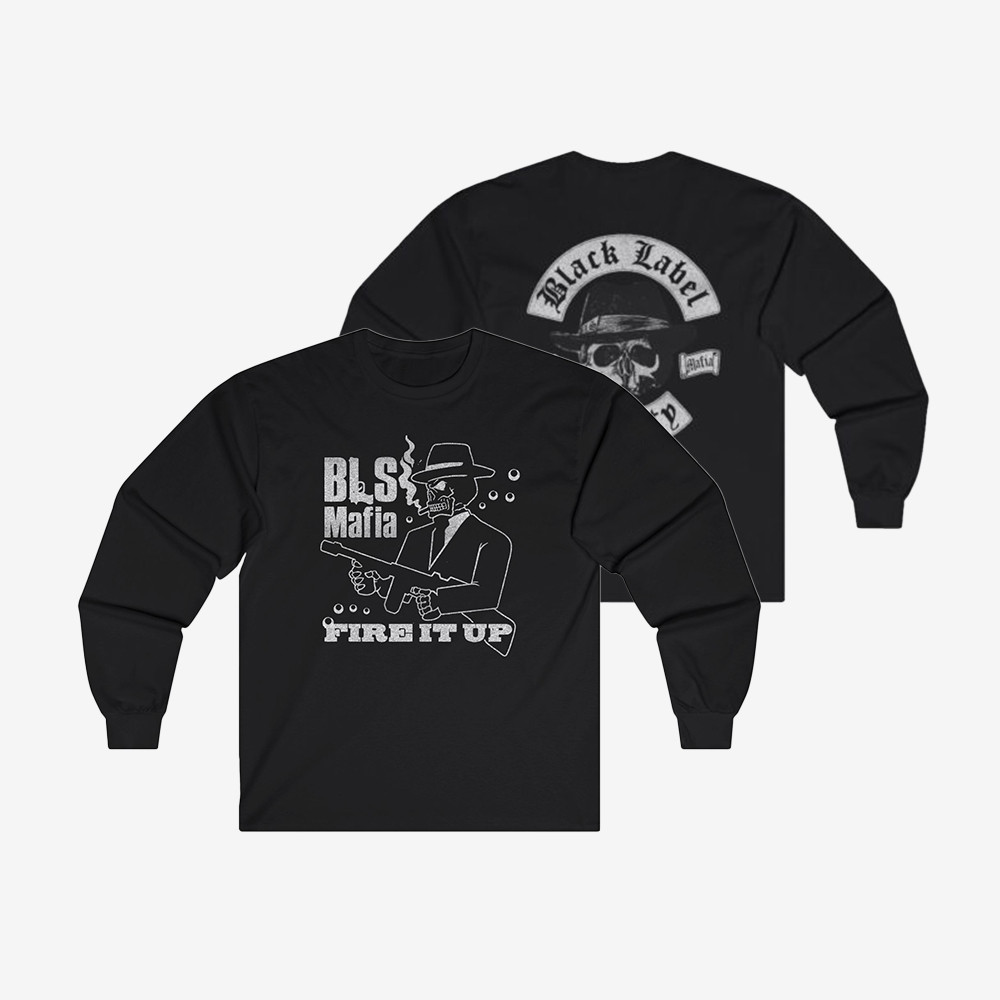 Black Label Society Mafia Fire It Up Long Sleeve Shirt Music Clothing Zakk Wylde Fan Gifts