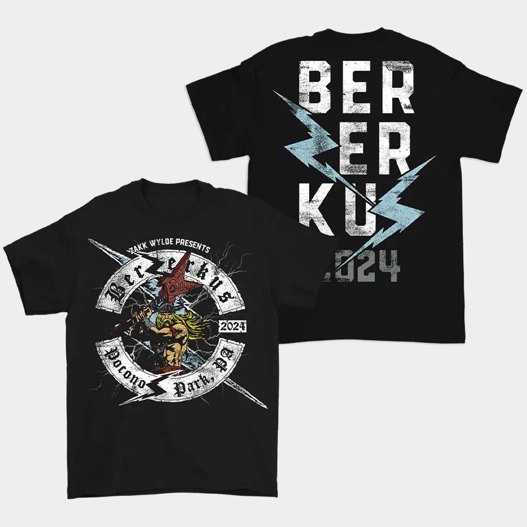Black Label Society Merch Berzerkus 2024 T-Shirt BLS Shirt Gifts For Band Fans