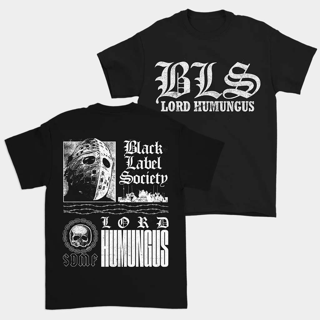 Black Label Society Merch BLS Script Lord Humungus T-Shirt Gift Ideas For Dad