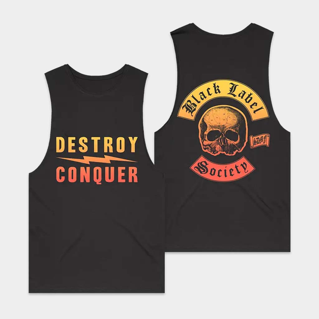 Black Label Society Merch BLS Summer 2024 Black Tank Top Gift Ideas For Son