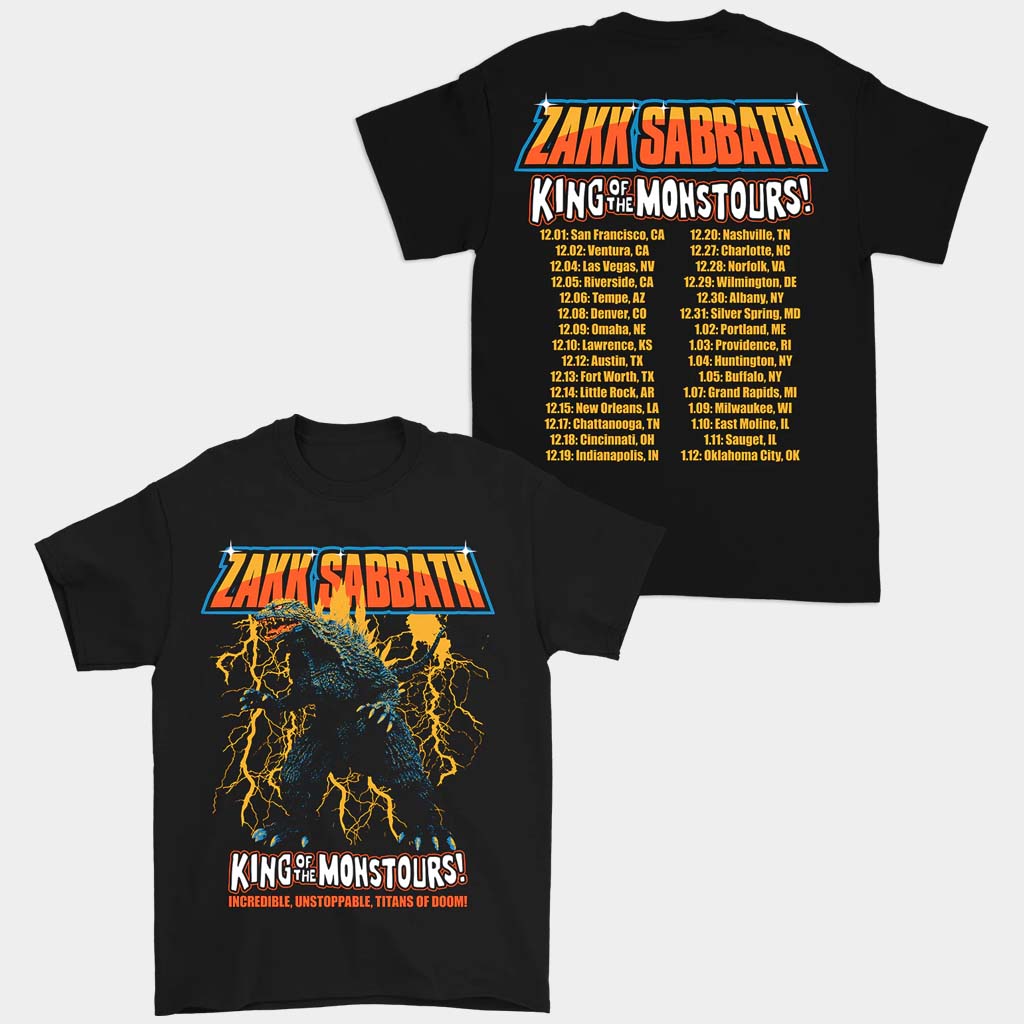 Black Label Society Merch King Of Monstours T-Shirt Best Gifts For Band Fans