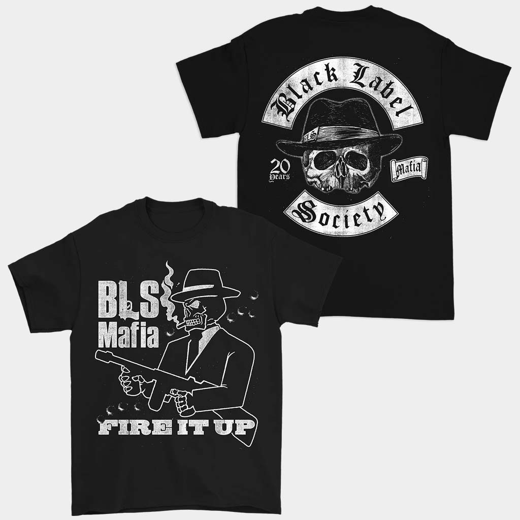 Black Label Society Merch Mafia Fire It Up T-Shirt Gifts For Brother In Law