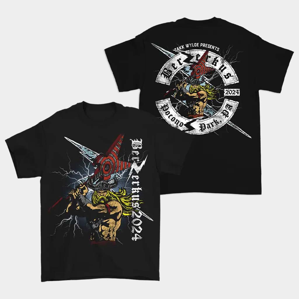 Black Label Society Merch Viking T-Shirt Zakk Wylde Presents Shirt Berserker Apparel Dad Gifts