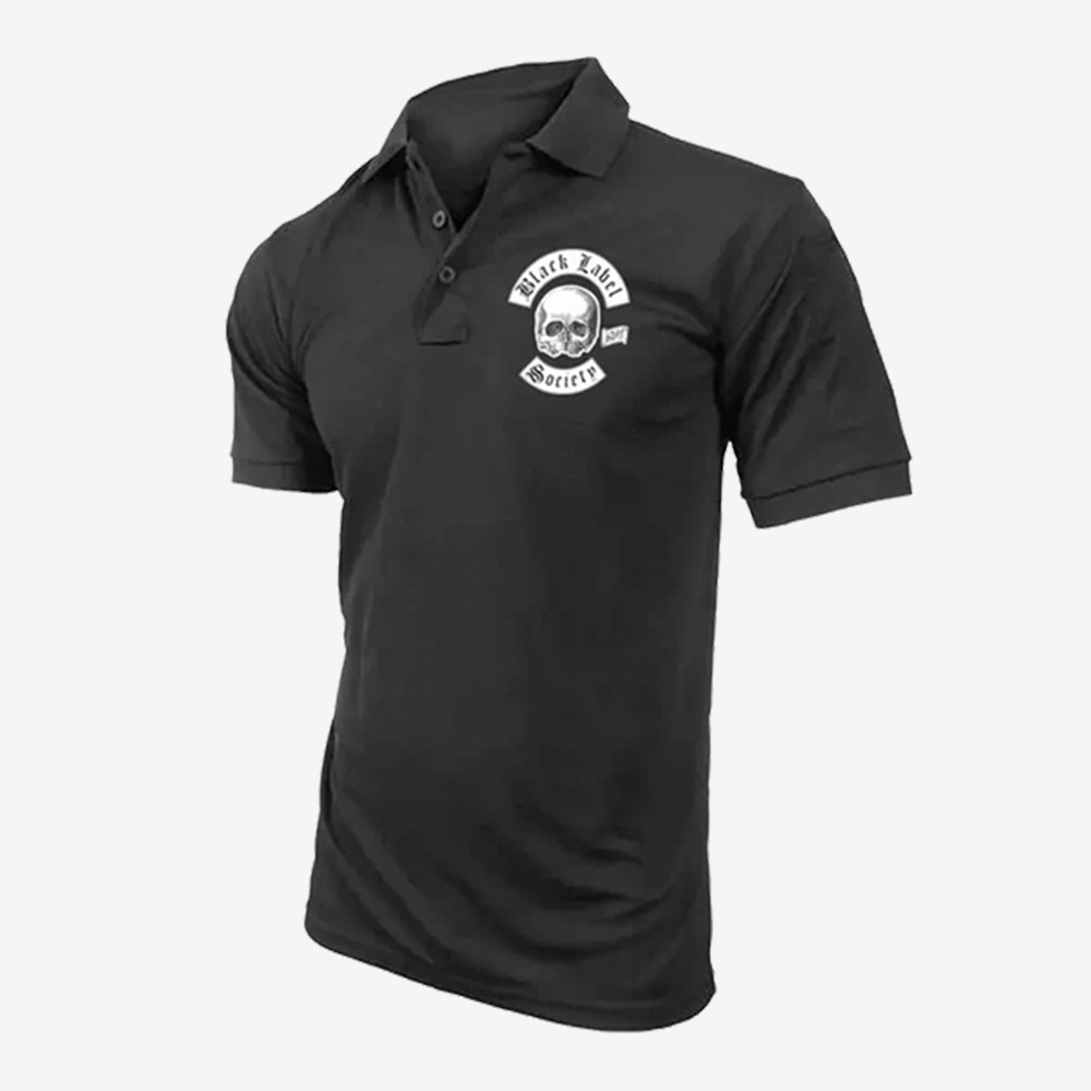 Black Label Society Polo Shirt American Heavy Metal Band Shirt Music Lover Presents