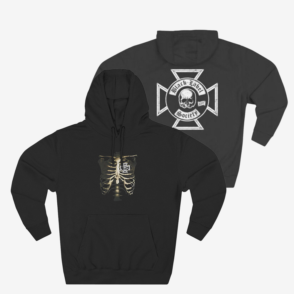 Black Label Society Rib Cage Hoodie Black Label Society Hoodie Zakk Wylde Gifts
