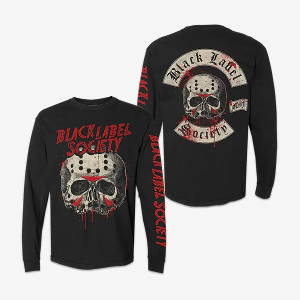 Black Label Society Zakk Wylde Long Sleeve Shirt Skull Graphic Zakk Wylde Merch Gift For Him