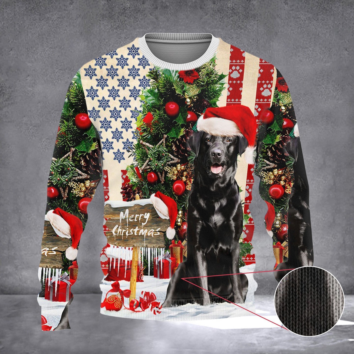 Black Labrador Retriever Ugly Christmas Sweater Dog Lovers Merry Christmas Sweater Gifts Black Labrador Retriever Ugly Christmas Sweater Dog Lovers Merry Christmas Sweater Gifts