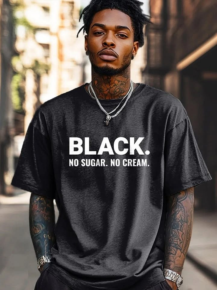 Black No Sugar No Scream T-Shirt Black History African American Shirt Gifts For Men