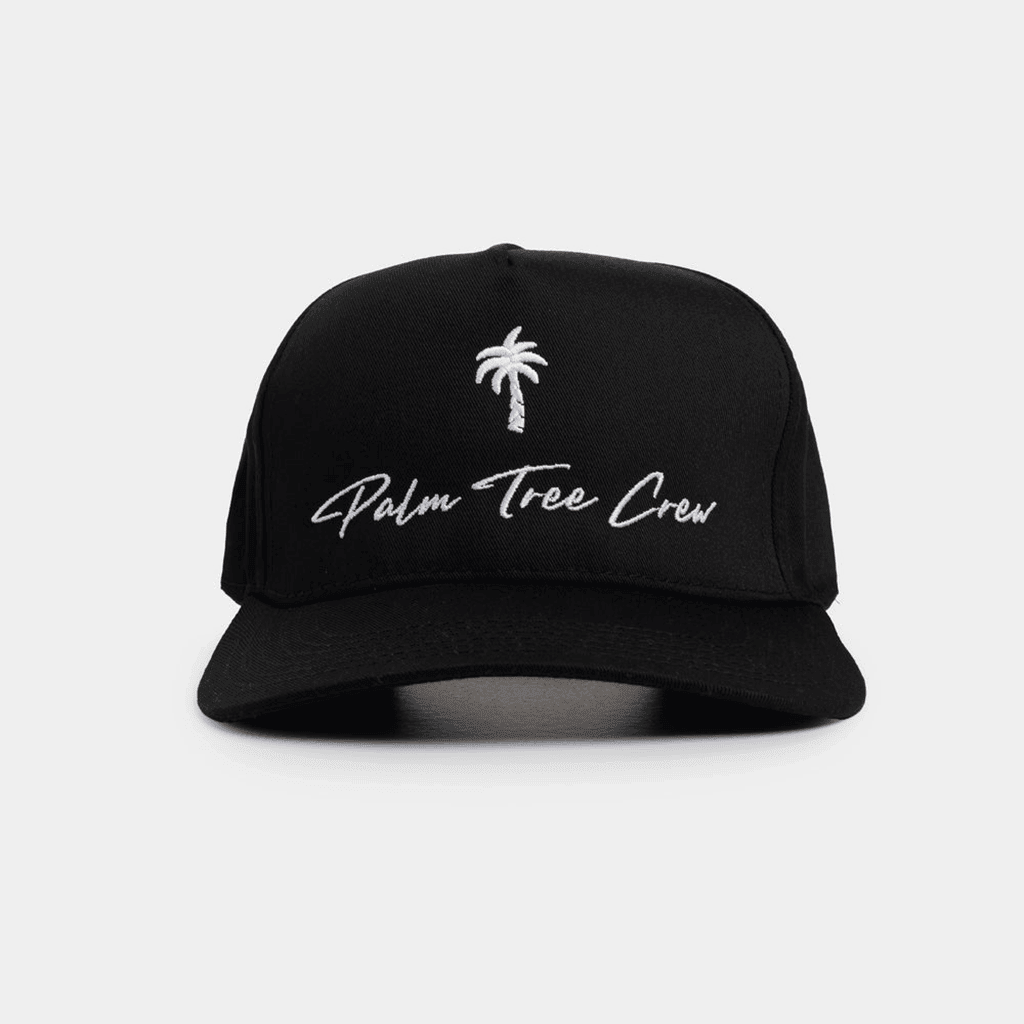 Black Palm Tree Crew Hat Summer Gift Idea for Husband PTC Outdoor Trucker Hat Black Palm Tree Crew Hat Summer Gift Idea for Husband PTC Outdoor Trucker Hat