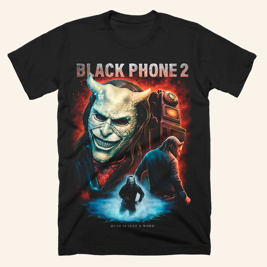 Black Phone 2 You Have Been Warned T-Shirt Halloween Themed Clothes Gift Ideas For Dad Black Phone 2 You Have Been Warned T-Shirt Halloween Themed Clothes Gift Ideas For Dad