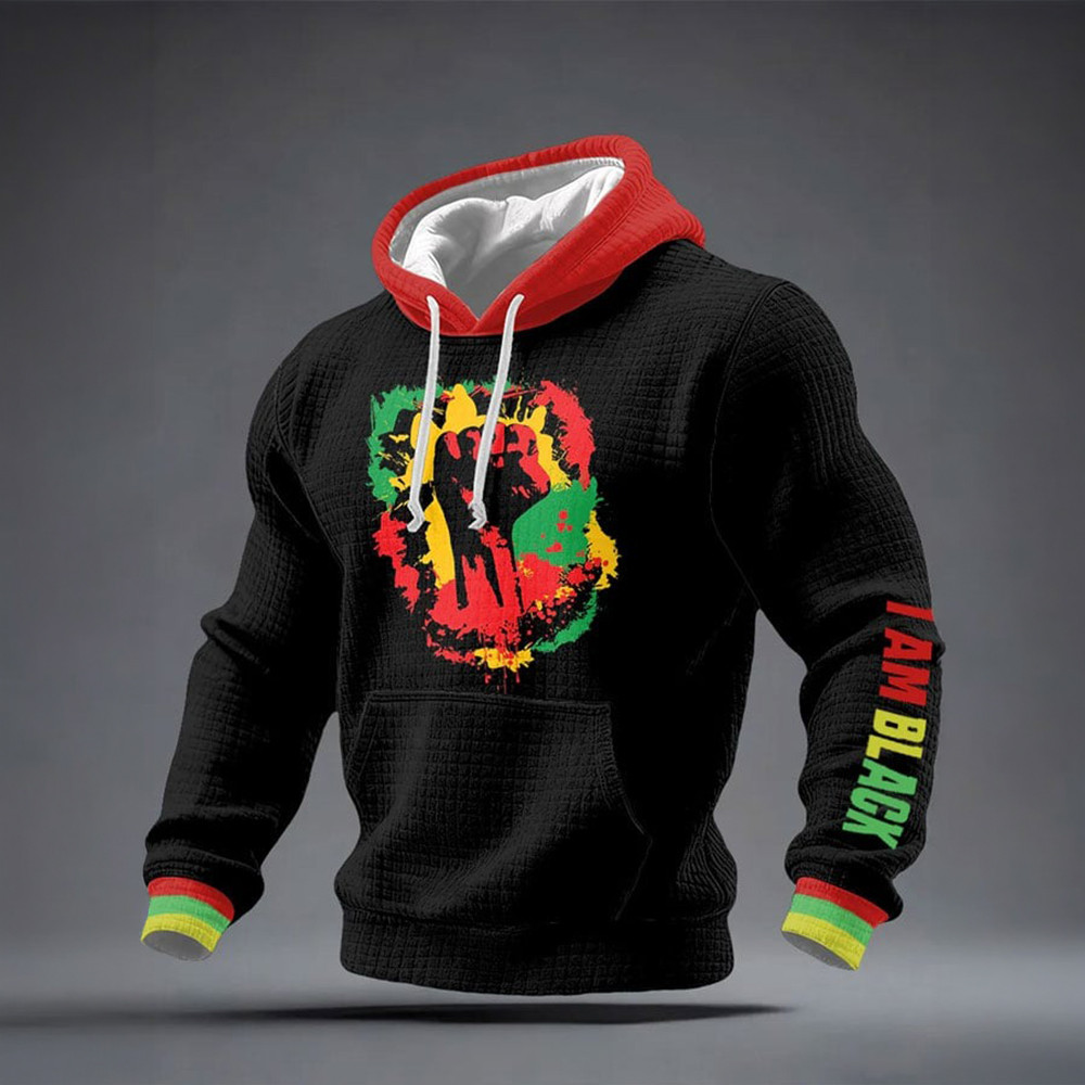 Black Power African Pride Hoodie Black History Month Hooded Sweatshirt Black History Merch