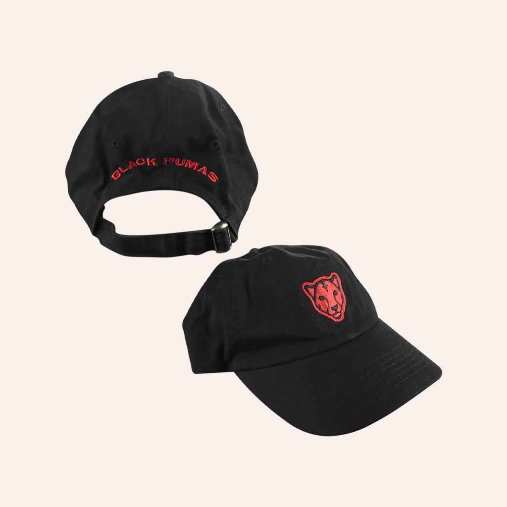 Black Pumas Merch Embroidered Hat Christmas Presents For Him Black Pumas Merch Embroidered Hat Christmas Presents For Him