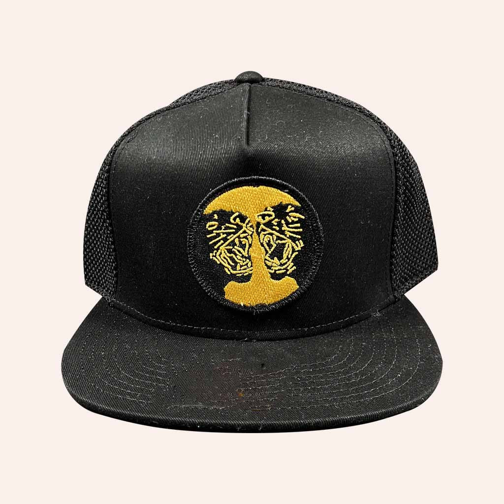 Black Pumas Merch Embroidered Snapback Mesh Hat Christmas Presents For Boyfriend