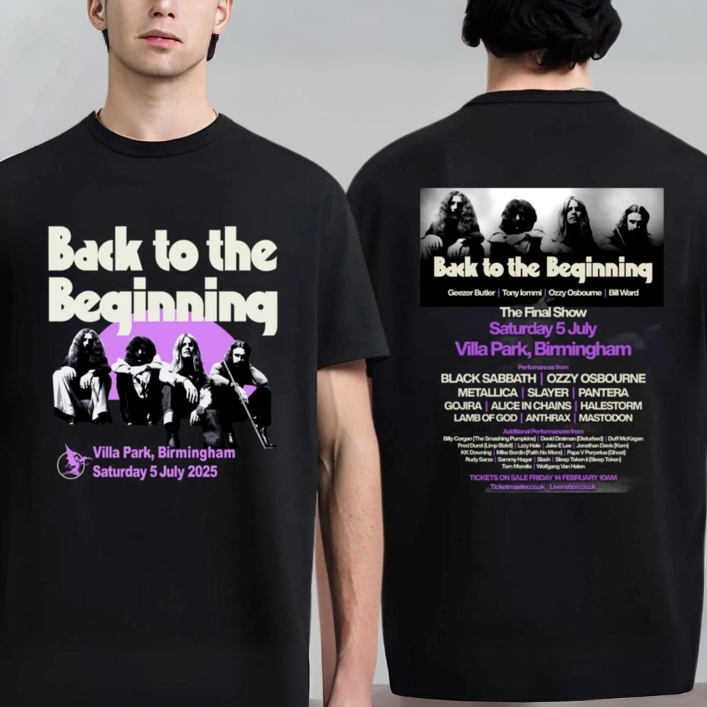 Black Sabbath Back To The Beginning 2025 T-Shirt Black Sabbath Merch Gifts For Fans Black Sabbath Back To The Beginning 2025 T-Shirt Black Sabbath Merch Gifts For Fans