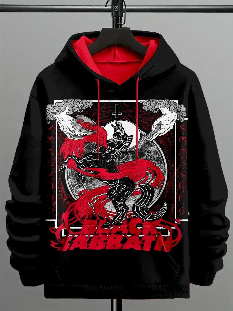 Black Sabbath Merch Hoodie Rock Band Black Sabbath Hooded Sweatshirt Gifts For Fan Black Sabbath Merch Hoodie Rock Band Black Sabbath Hooded Sweatshirt Gifts For Fan
