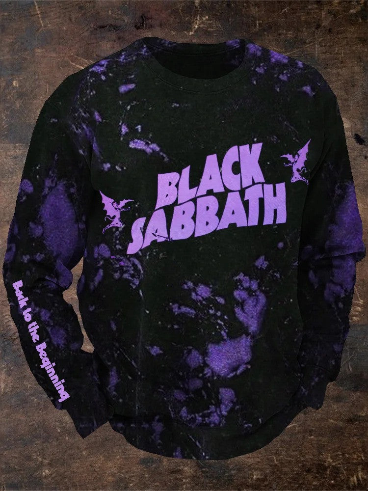 Black Sabbath Merch Sweatshirt Back To Beginning Sweatshirt Gifts For Rock Band Fan Black Sabbath Merch Sweatshirt Back To Beginning Sweatshirt Gifts For Rock Band Fan