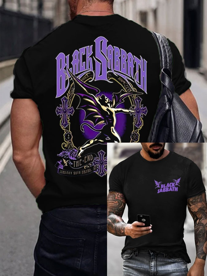 Black Sabbath Merch T-Shirt In Loving Memory Of Ozzy Osbourne Prince Of Darkness Fan Gifts