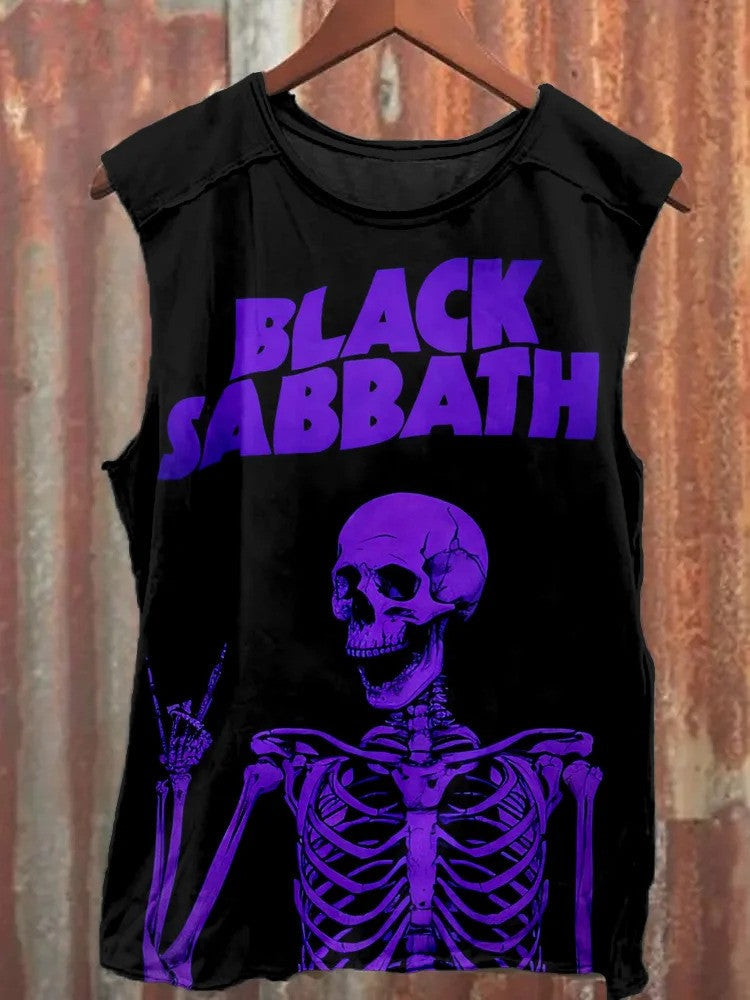 Black Sabbath Merch Tank Top Skeleton Black Sabbath Sweatshirt Gifts For Rock Band Fans Black Sabbath Merch Tank Top Skeleton Black Sabbath Sweatshirt Gifts For Rock Band Fans