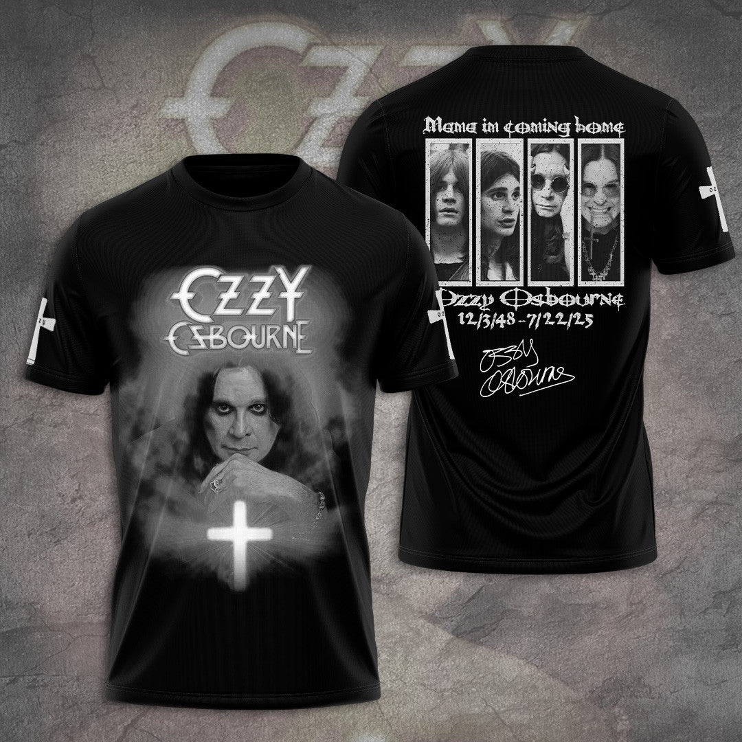 Black Sabbath X Ozzy Osbourne Forever T-Shirt RIP Ozzy Osbourne Merch Mama I'm Coming Home Black Sabbath X Ozzy Osbourne Forever T-Shirt RIP Ozzy Osbourne Merch Mama I'm Coming Home