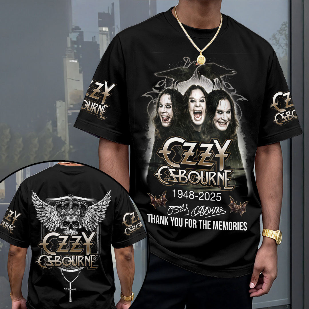 Black Sabbath X Ozzy Osbourne T-Shirt RIP Ozzy Osbourne Shirt Gifts For Fans Black Sabbath X Ozzy Osbourne T-Shirt RIP Ozzy Osbourne Shirt Gifts For Fans