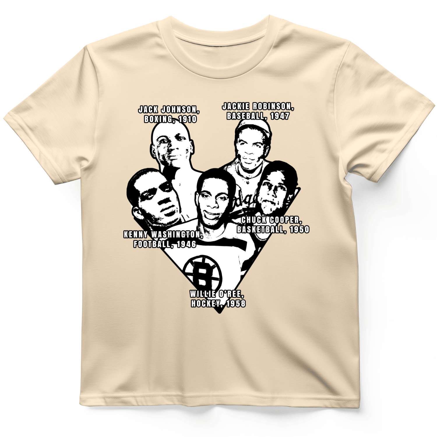 Black Sports Collage T-Shirt Sport Themed Football Shirt Gifts For Football Fans