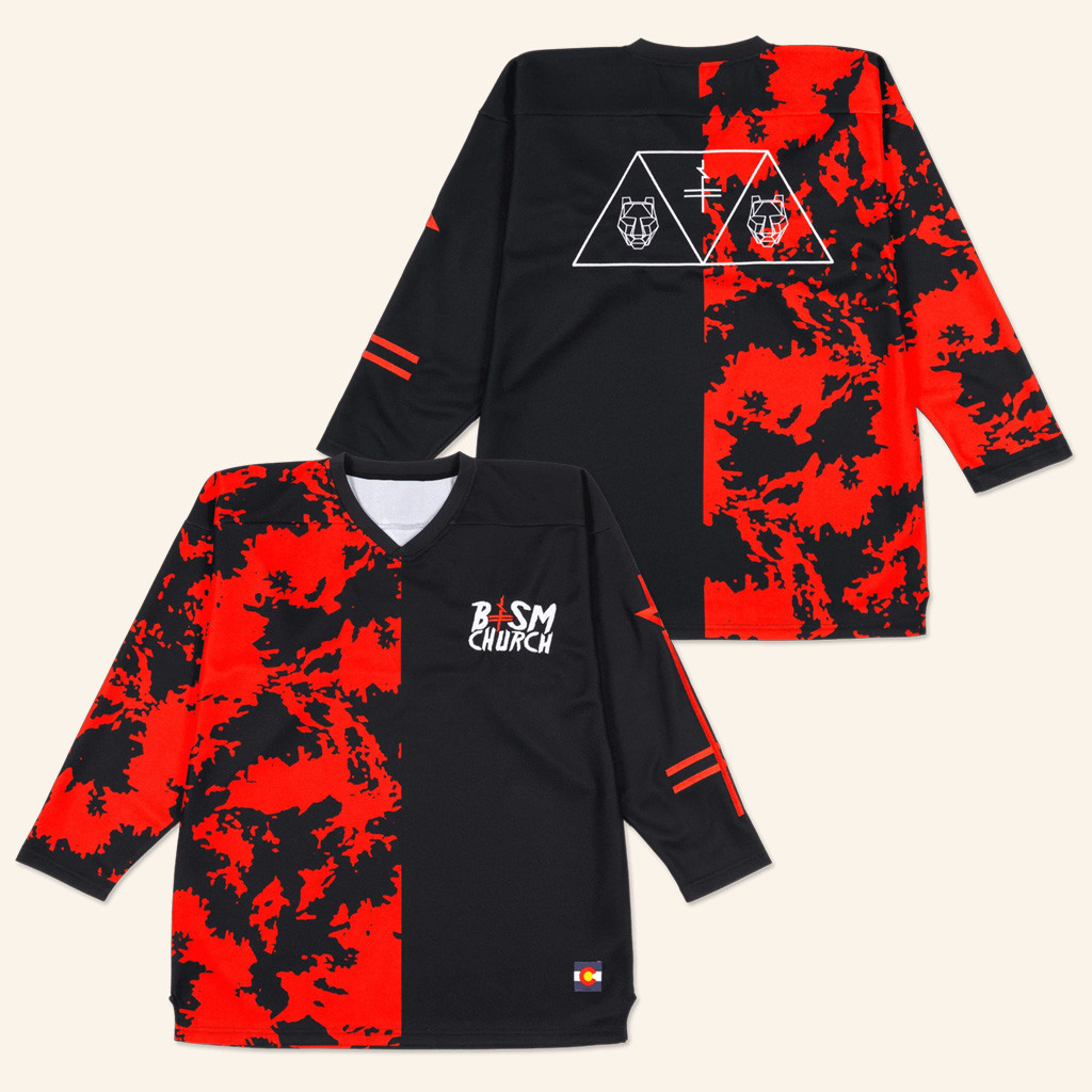 Black Tiger Sex Machine Merch BTSM Red Rocks Hockey Jersey Gifts For Brother