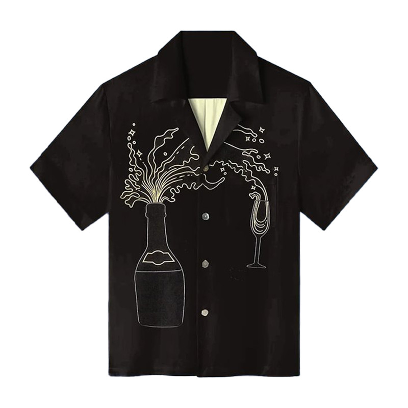 Black Vase Hawaiian Shirt Classic Style Shirt Japanese Art Gift For Enthusiasts
