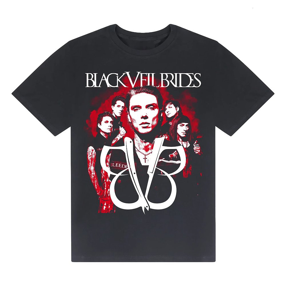 Black Veil Brides Heavy Cotton Black T-Shirt Band Merch Best Gift For Rock Music Fans